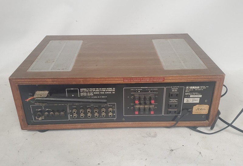 Vintage Yamaha CR-620 Natural Sound Wood Paneled Stereo Receiver Capacitor Issue gallery