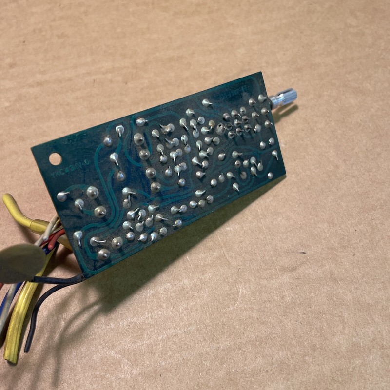 Kenwood KR-6600 Receiver Parts: Control Board X08-1490-10 w/ Potentiometer gallery