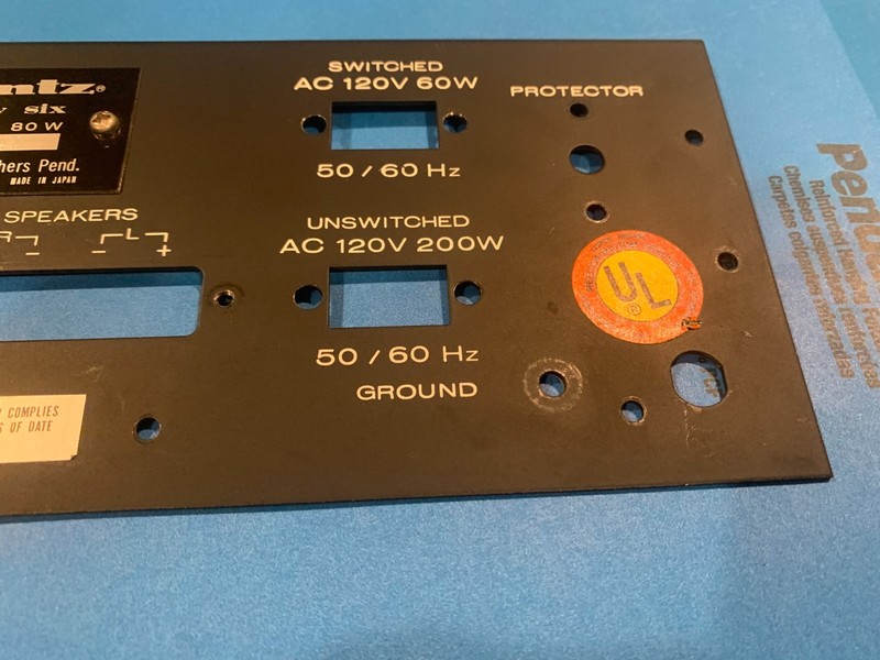 Marantz Model Twenty Six (26) Stereo Receiver Rear Panel gallery