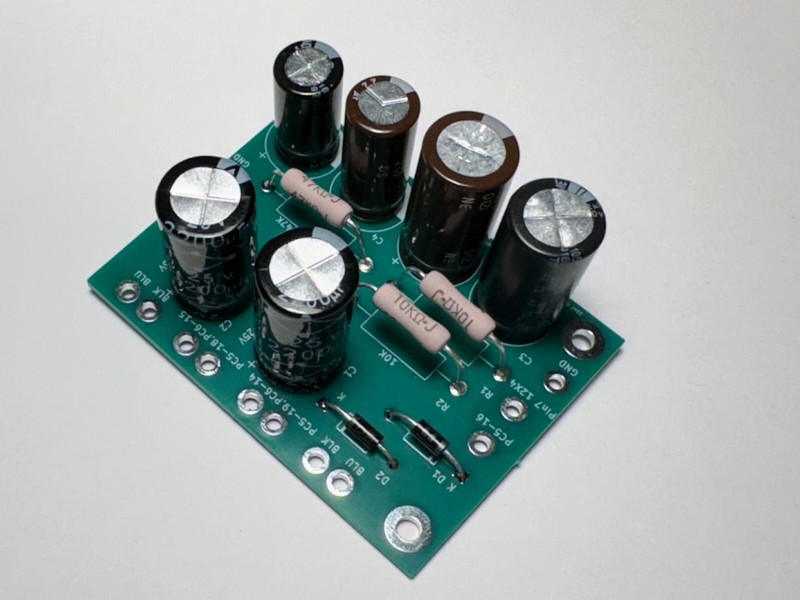 Dynaco PAS-2 PAS-3 power supply capacitor board assembled gallery