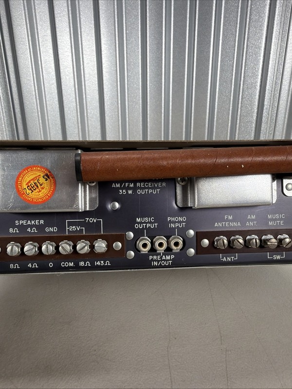 Vintage RAYMER 872-35A AM/FM Phono Tuner Radio Receiver - Working! gallery