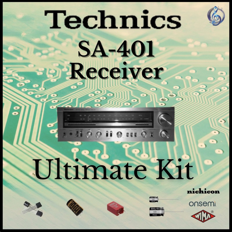 Technics SA-401 Receiver Ultimate Upgrade Kit Genuine Parts Restoration