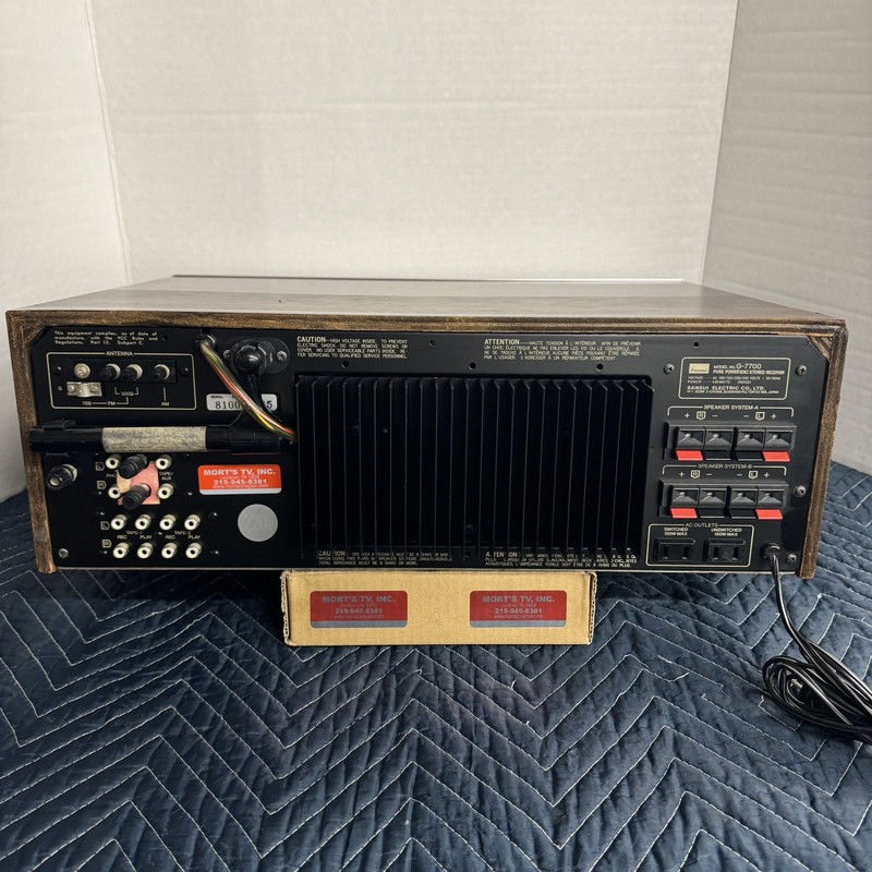 SANSUI G-7700 VINTAGE AM/FM STEREO RECEIVER - SERVICED - CLEANED - TESTED gallery