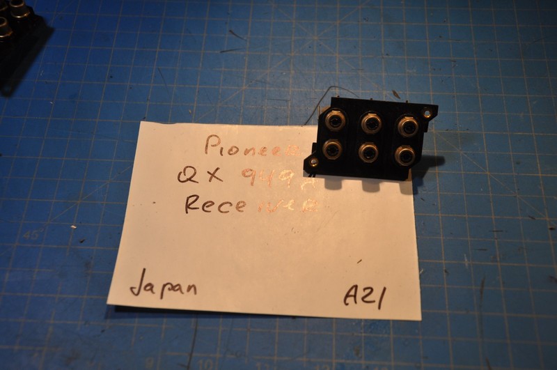 Pioneer QX-949A Receiver Replacement RCA Jack Price for One # 067225 027028