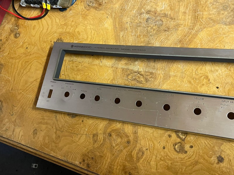 Kenwood KR-9400 Receiver Parts Out - Faceplate gallery