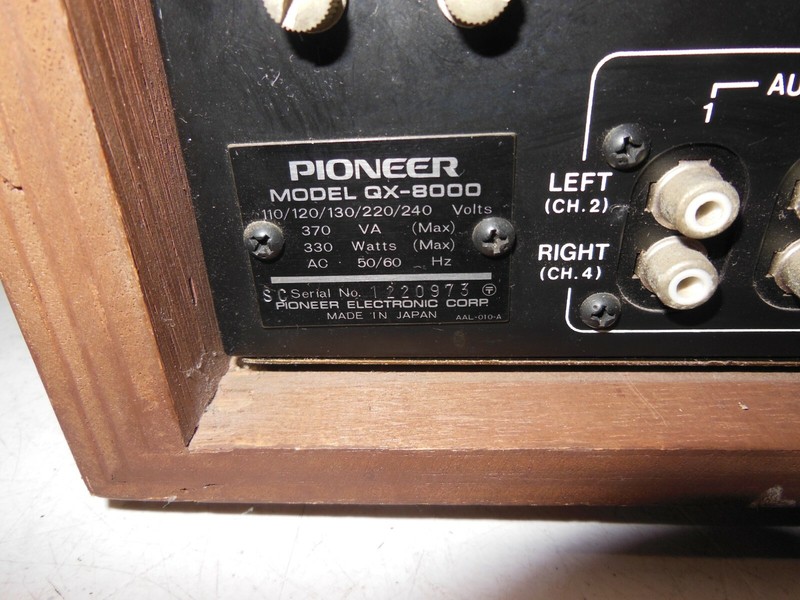 Pioneer QX-8000 4 Channel Receiver gallery