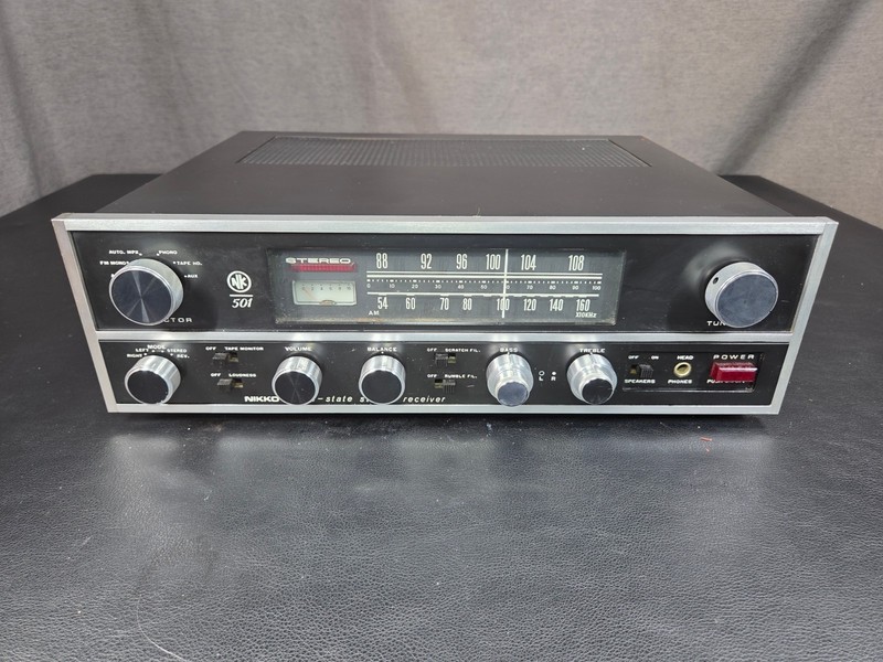 Vintage Nikko 501 AM/FM Stereo Receiver Parts Repair FAST SHIP!💨✅