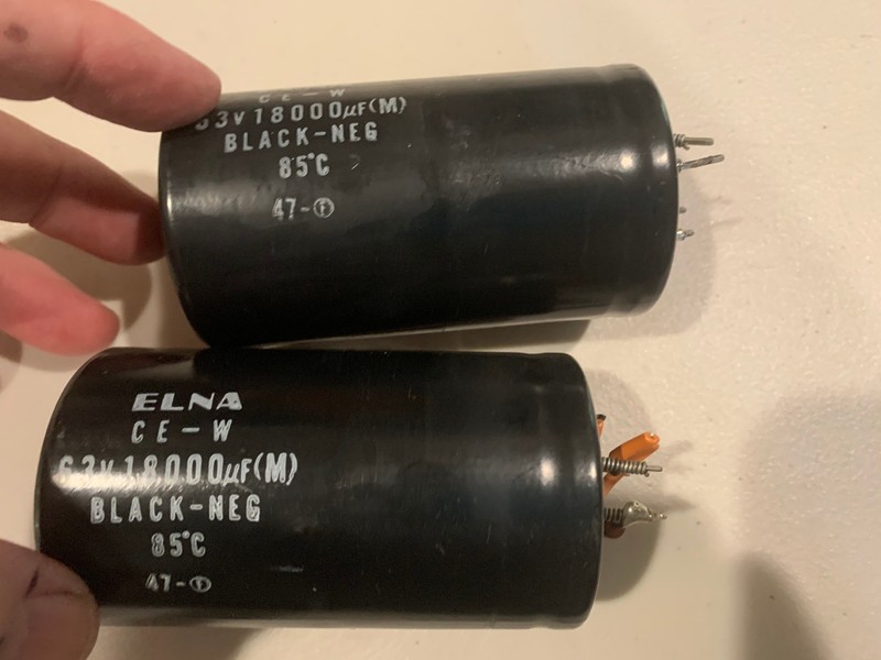 Pioneer SX-1010 Vintage Stereo Receiver – Pair of FIlter Capacitors