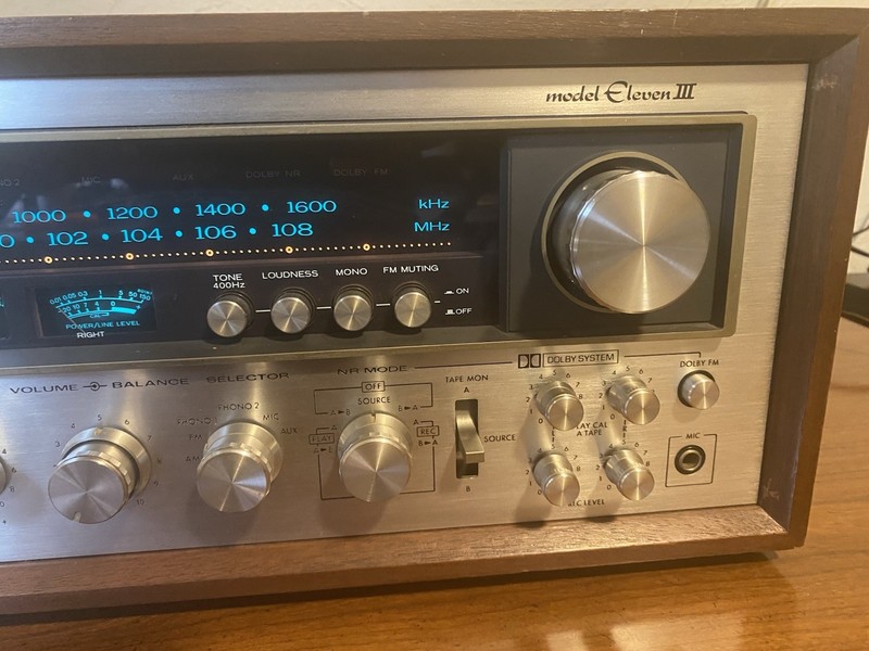 Kenwood Eleven III Stereo AM/FM Receiver 120W Excellent Condition-Recapped gallery