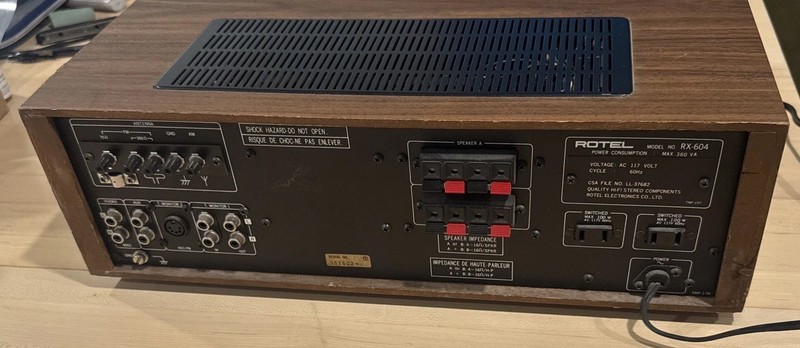 Vintage Rotel RX-604 AM/FM Stereo Receiver gallery