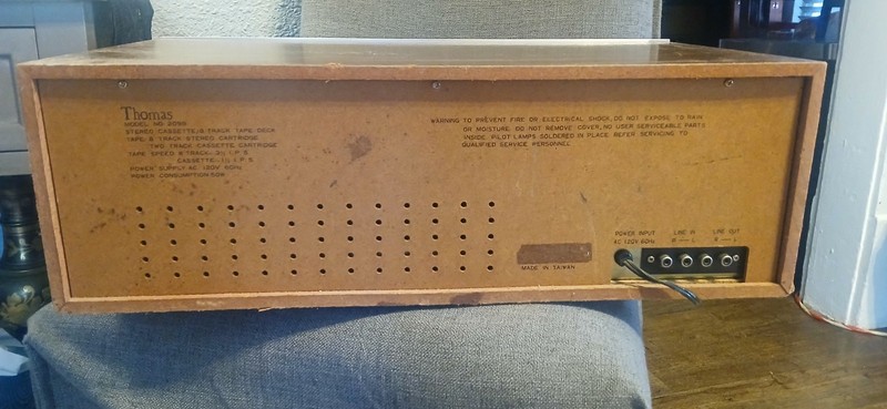 1975 Thomas Americas Sound of Music Stereo Cassette / 8 Track Tape Deck 2099 Wor gallery