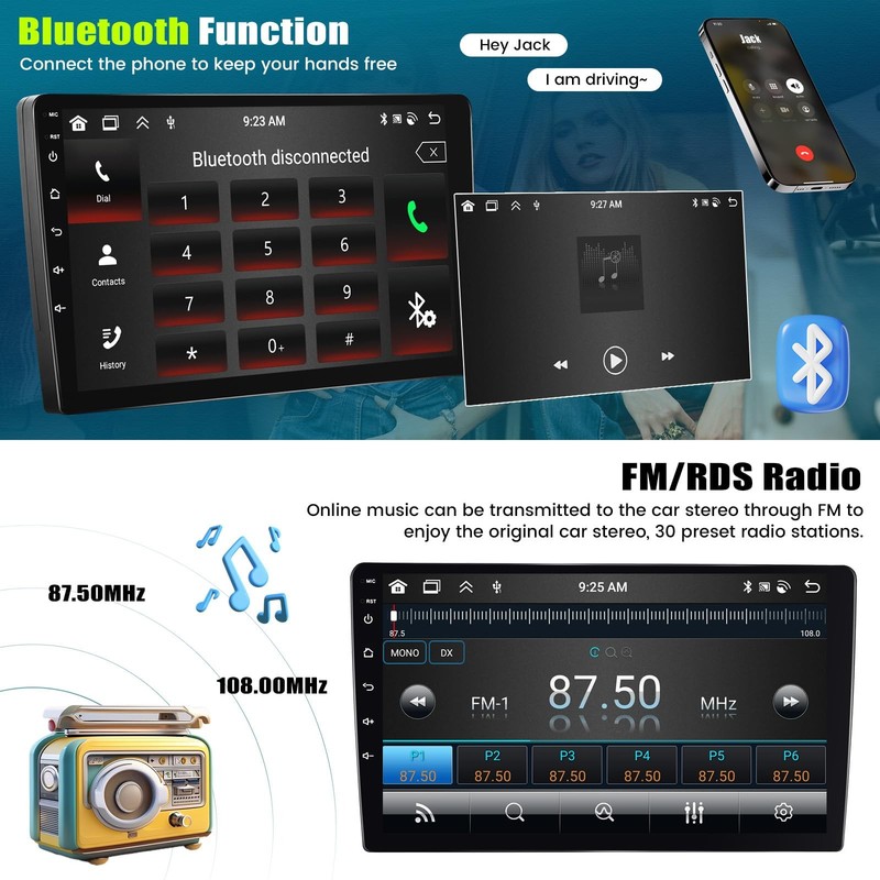 AmPremium 6128G 8-Core Android 15 Car Stereo For Mitsubishi Outlander Sport gallery
