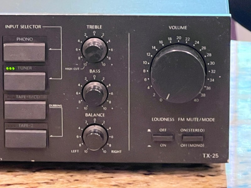 ONKYO TX-25 AM-FM STEREO RECEIVER- VERY NICE- Vintage 1984-85 Japan gallery