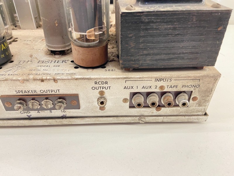 🔊Vintage 1950s The Fisher Model 500 Receiver Mono Amplifier Tube ~ Parts/Repair gallery
