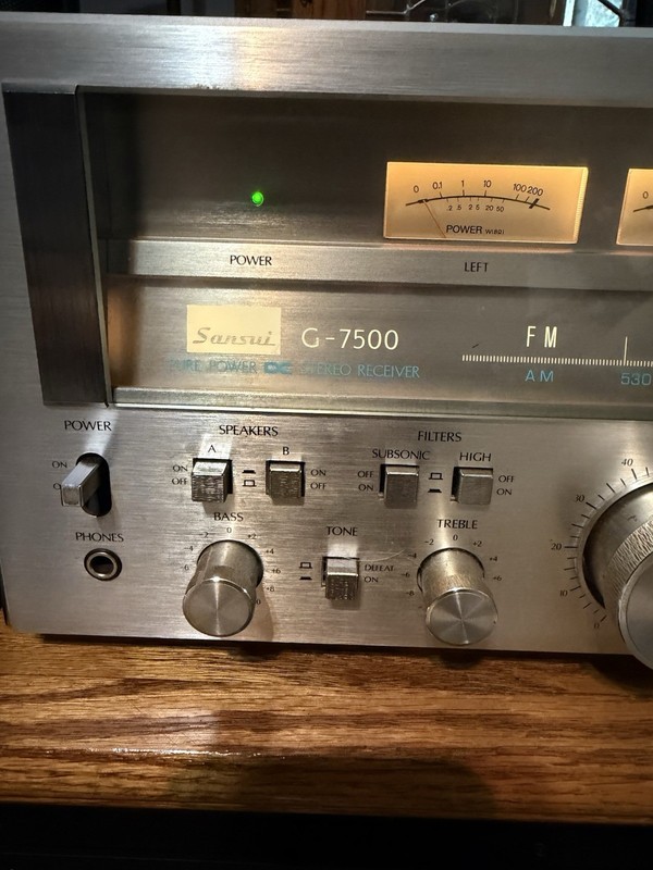 Sansui G-7500 Vintage Stereo Receiver – Excellent Sound, Classic Look