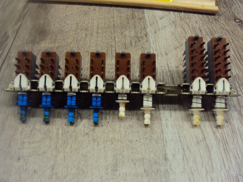 AIWA 7300 Push Button Switch Assembly. Teated. Parting Out AIWA 7300 Or AX7300-U gallery