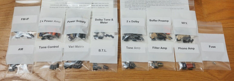 Marantz 4400 capacitor rebuild restoration recap service kit repair upgrade