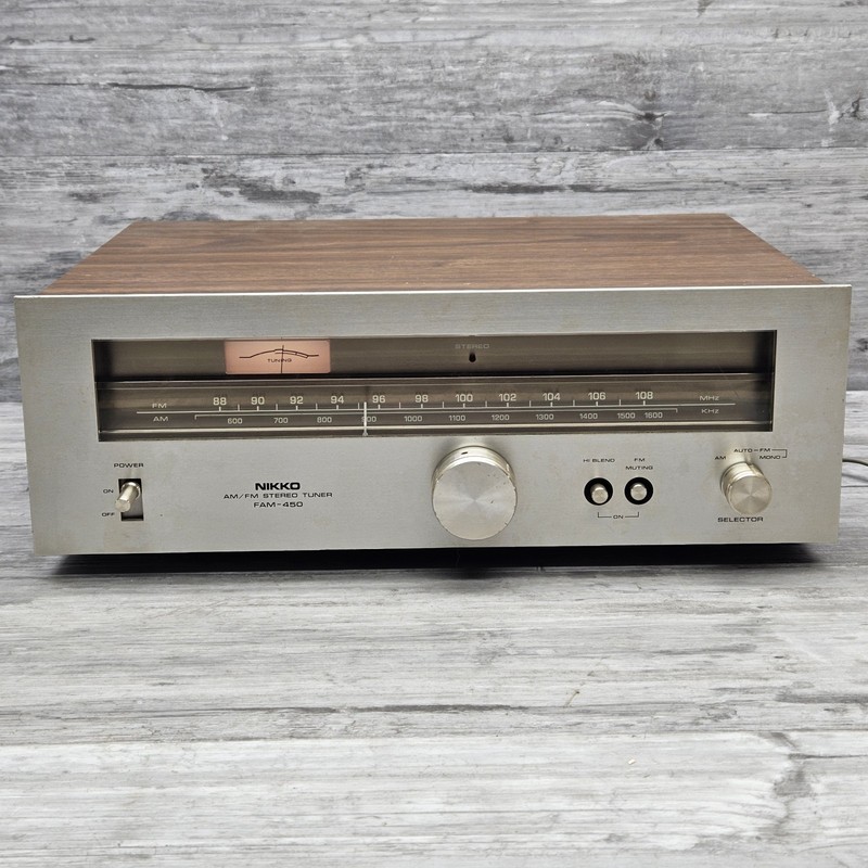 Nikko FAM-450 AM-FM Stereo Tuner/Receiver Solid State Vintage PARTS REPAIR READ gallery