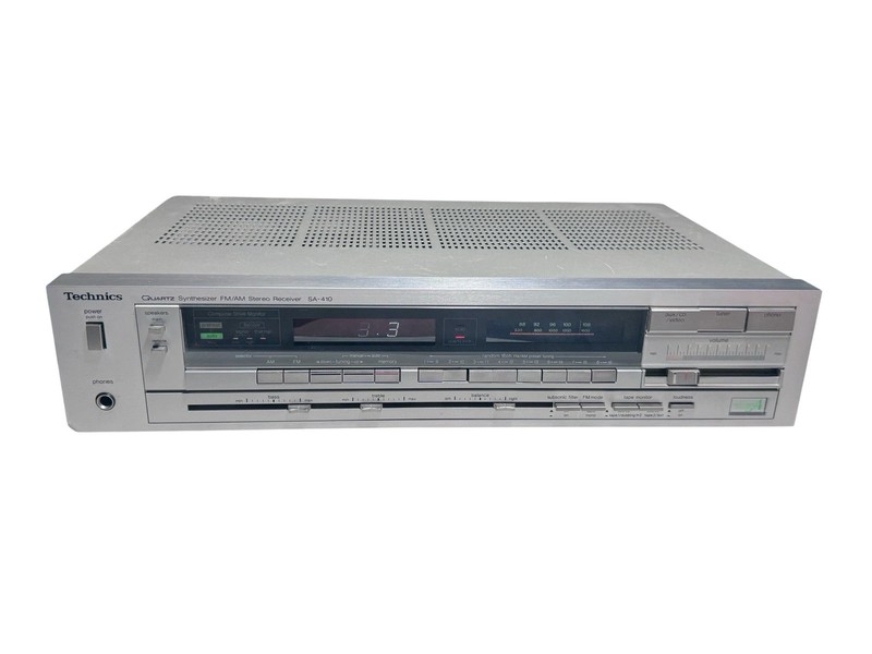 Technics SA-410 Quartz Synthesizer FM AM Stereo Receiver TESTED & WORKING