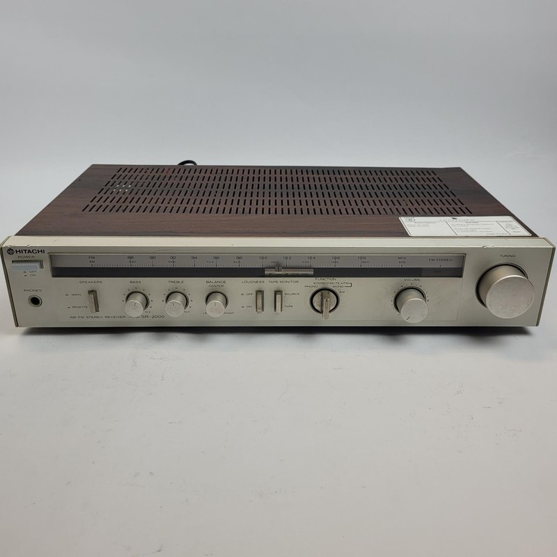 Hitachi SR-2000 Vintage AM/FM Stereo Receiver | Grade B