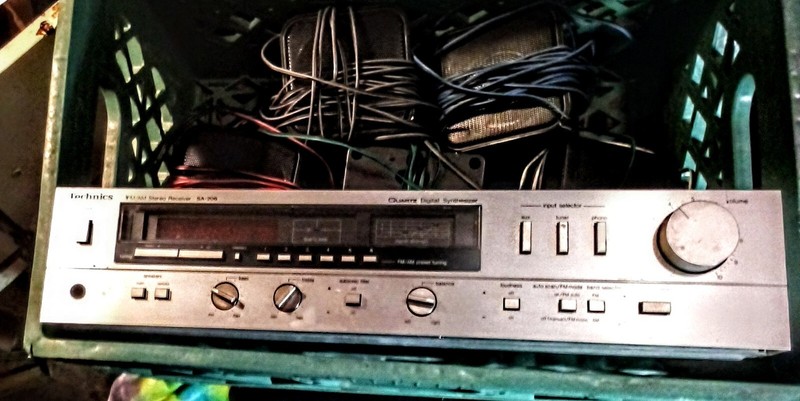 Technics SA-206 FM/AM Stereo Receiver 170W – Used Excellent Vintage Sound