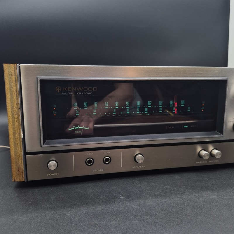 Vintage Kenwood Japan KR5340 4-channel 25W Receiver circa 1972-75 8 Ohms /Tested gallery