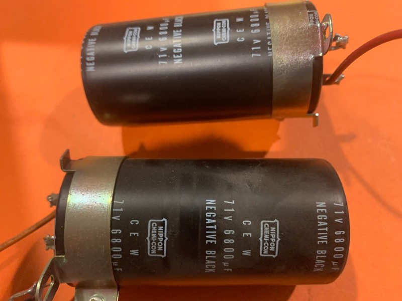 Sansui 9090 Stereo Receiver - Parting Out - Pair of Filter Capacitors gallery