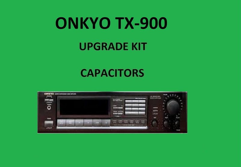 Stereo Receiver ONKYO TX-900 Repair KIT – all capacitors