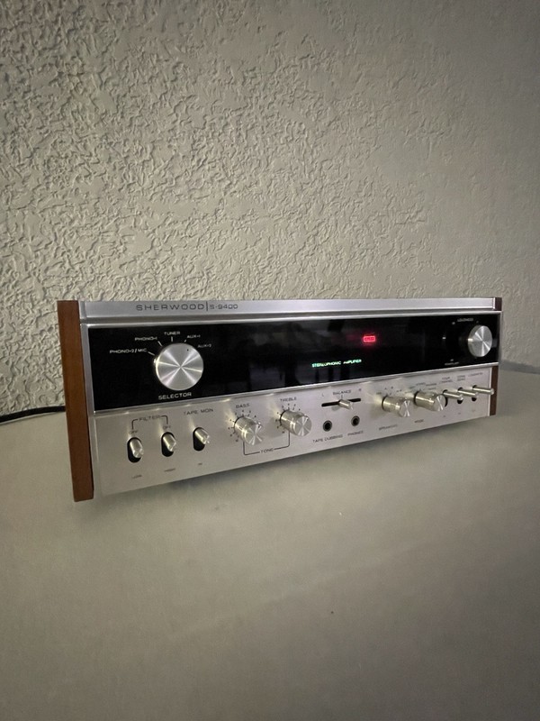SHERWOOD S-9400 stereo dynaquad amplifier gallery