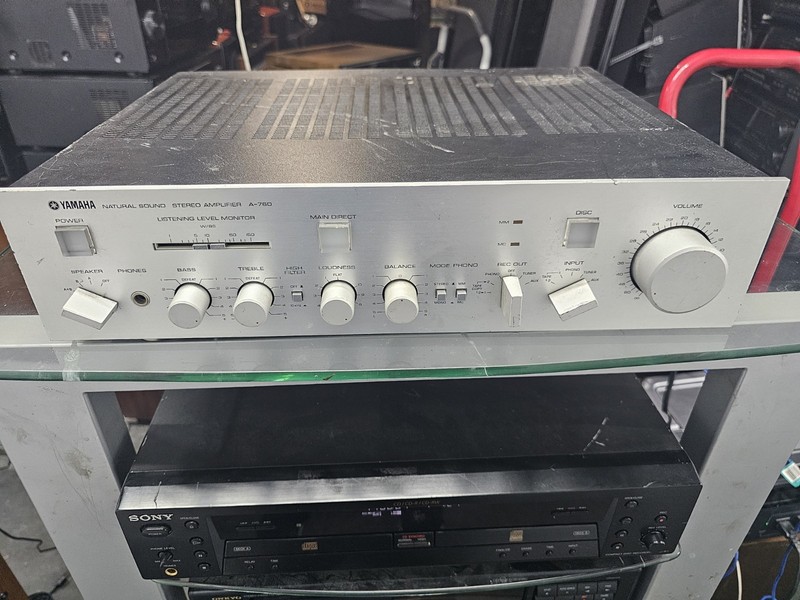 Yamaha A-760 Stereo Amplifier 1980-81, 80WPC,