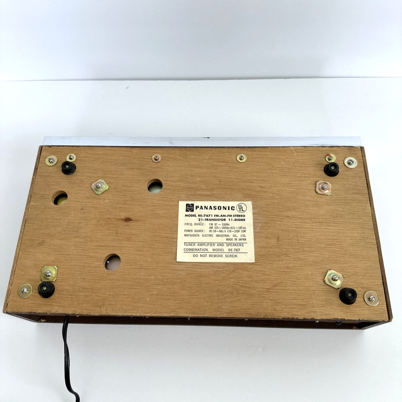 Panasonic RE-7671 AM/FM Phono Stereo Receiver FET Solid State FOR PARTS/REPAIR gallery