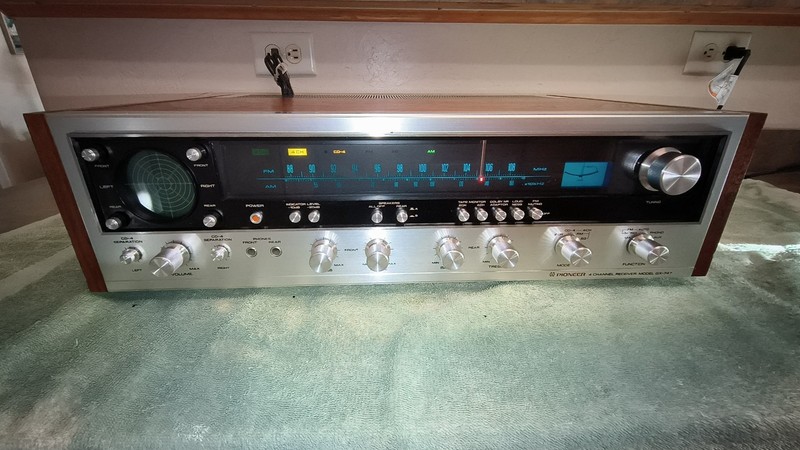 PIONEER QX747 QUADRAPHONIC RECEIVER Tested Works Very Clean