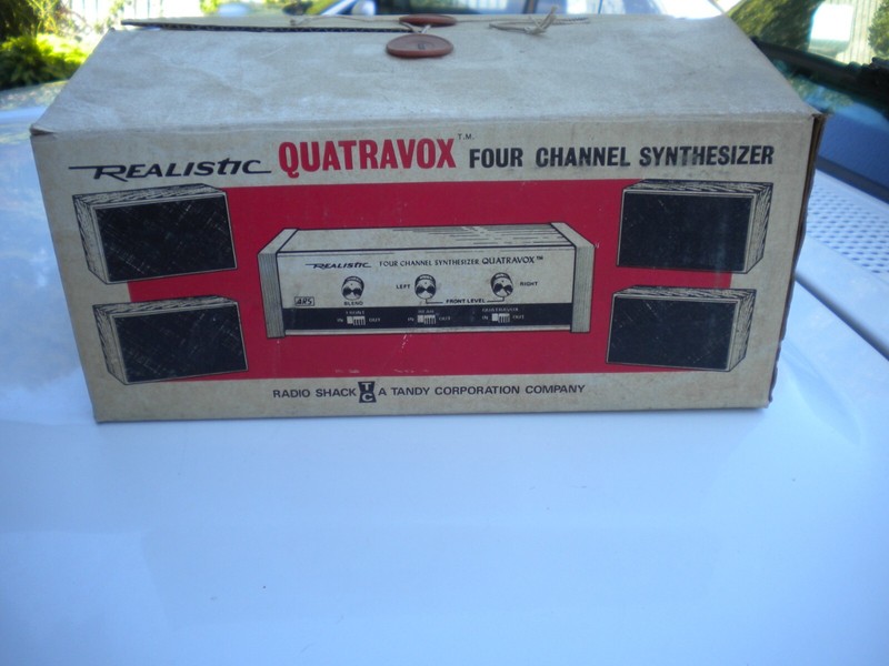 Realistic Four Channel Stereo Quatravox in the box