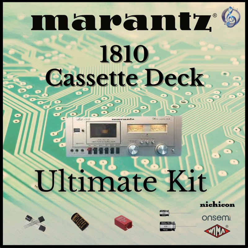 Marantz 1810 Cassette Deck Ultimate Upgrade Kit Genuine Parts Restoration
