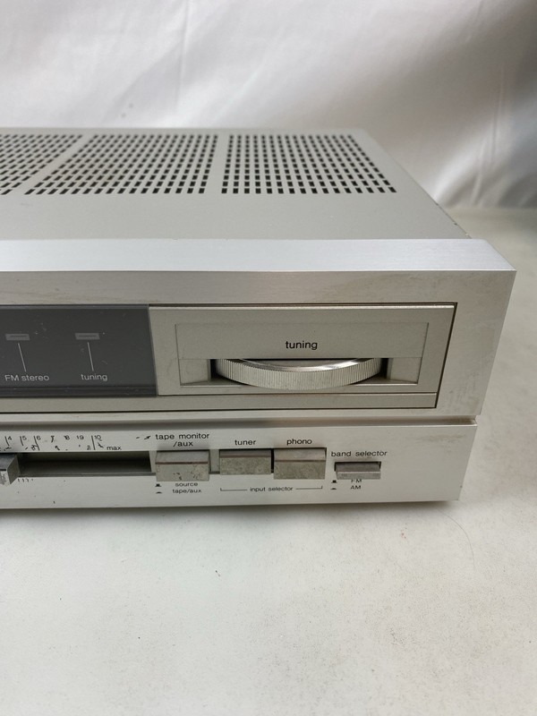 Vintage Technics SA-110 FM AM Stereo Receiver Tested Working Japan Silver gallery
