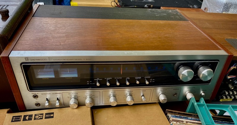 1970’s Sherwood S-8910 Stereo Receiver 60 watts/channel
