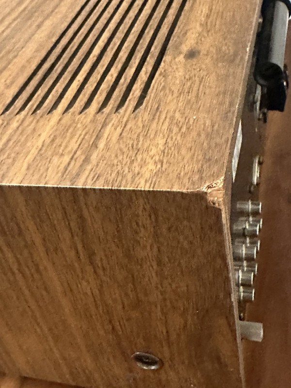 Akai AA-910 Receiver Fully Serviced Excellent Condition Wood Grain Cabinet Japan gallery