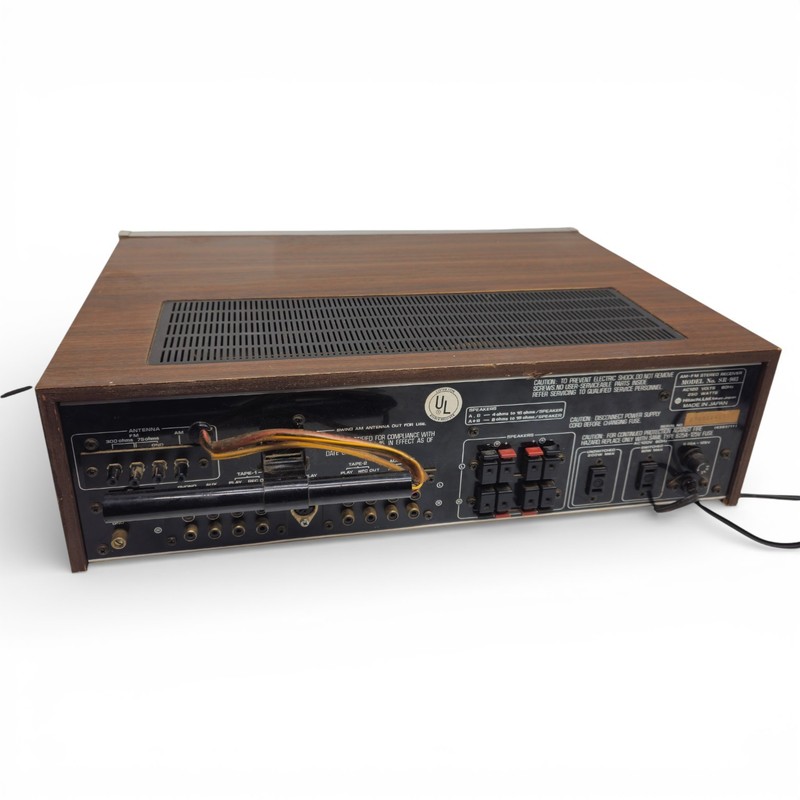 Hitachi SR-903 AM FM Stereo Receiver Wood Case Classic Vintage Japan As Is gallery