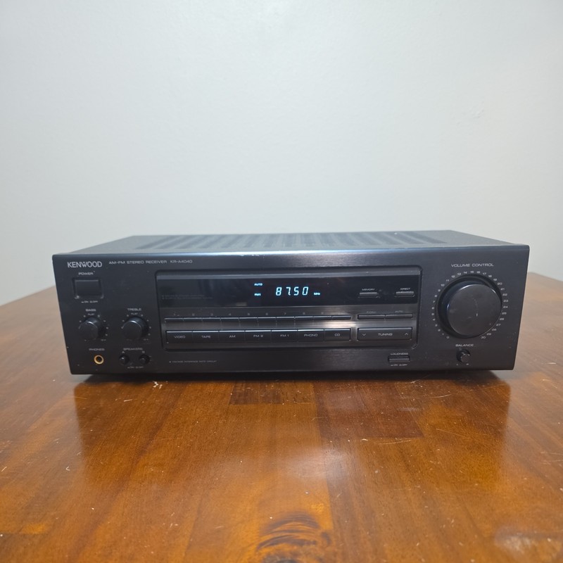 Kenwood KR-A4040 2 Channel Stereo Receiver Good Working Condition