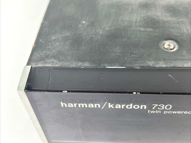 Harman Kardon 730 Twin Powered Vintage Stereo Receiver Tested Working See Video gallery