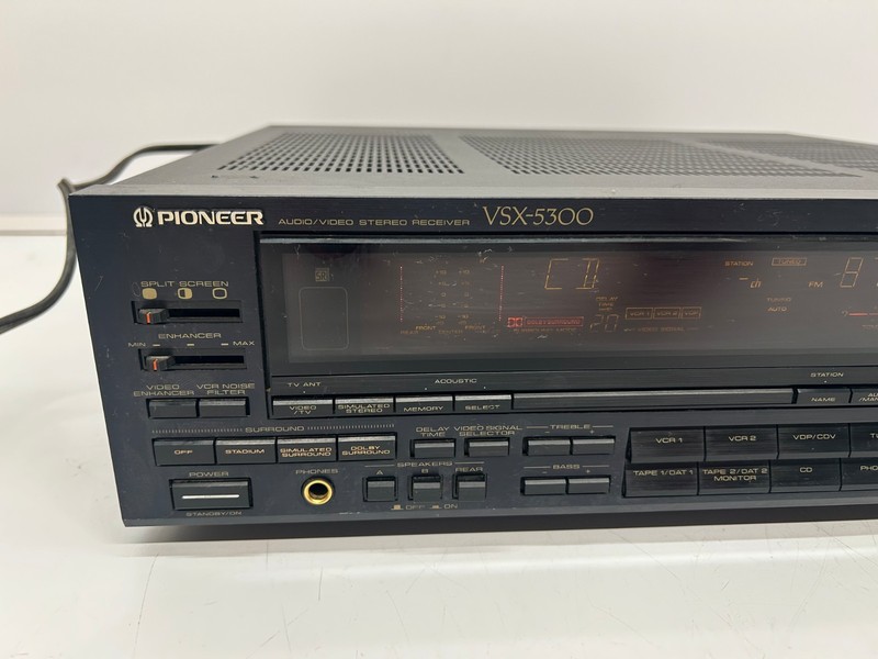 Vtg Pioneer Model VSX-5300 Audio Video Stereo Receiver Powers On As Is gallery