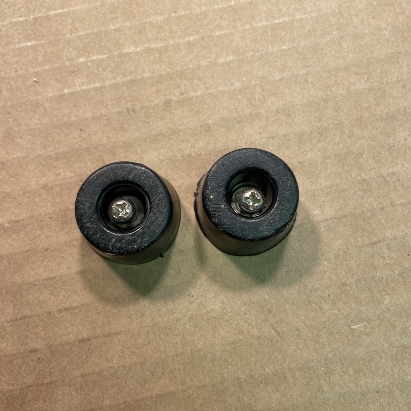 Harman Kardon 930 Stereo Receiver Genuine Parts: 2 (pair) Legs Feet w/ Screws gallery