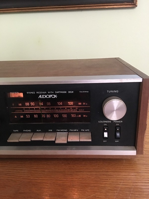 Audiovox Stereo Receiver with Cartridge Deck Model C-890 gallery