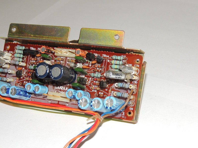 Sansui G-5000 Equalizer Circuit Board & Holder Assembly F-2865 7551261 gallery