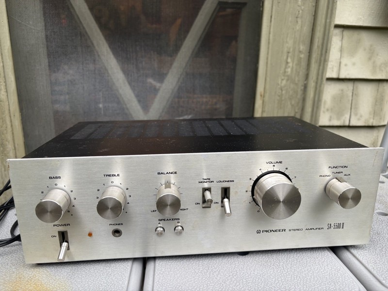 pioneer amplifier sa-5500 ii