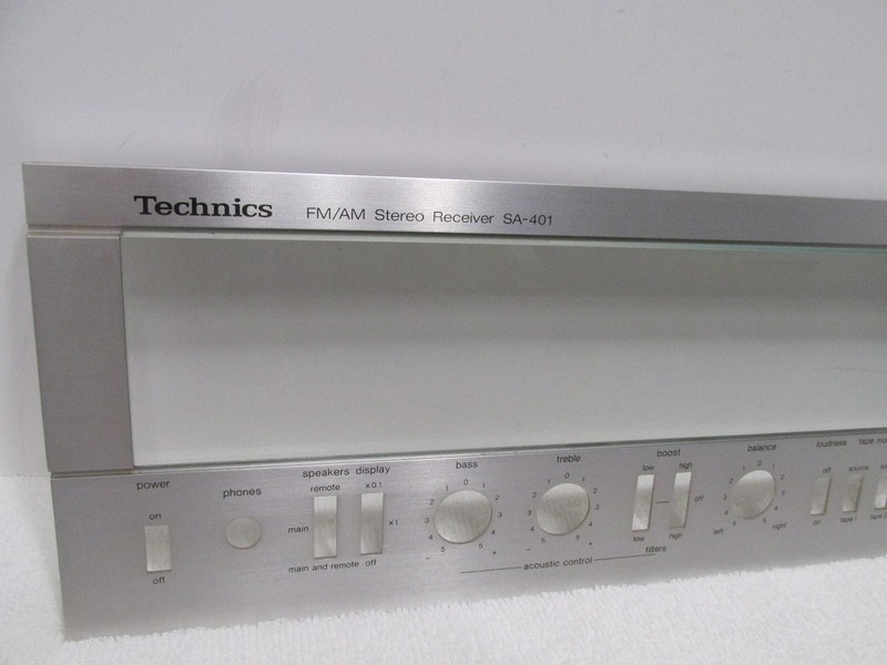 Vintage Technics SA-401 Receiver Faceplate replacement SGWA401M gallery
