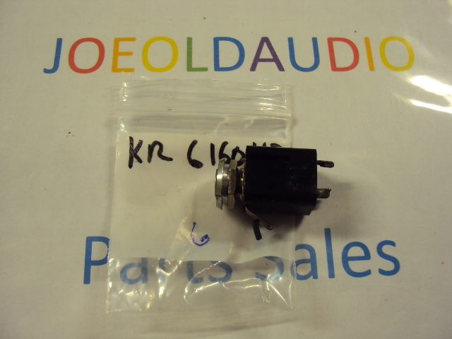 Kenwood KR 6160 Headphone Jack. 1/4″. Tested. Parting Out KR 6600 Receiver.