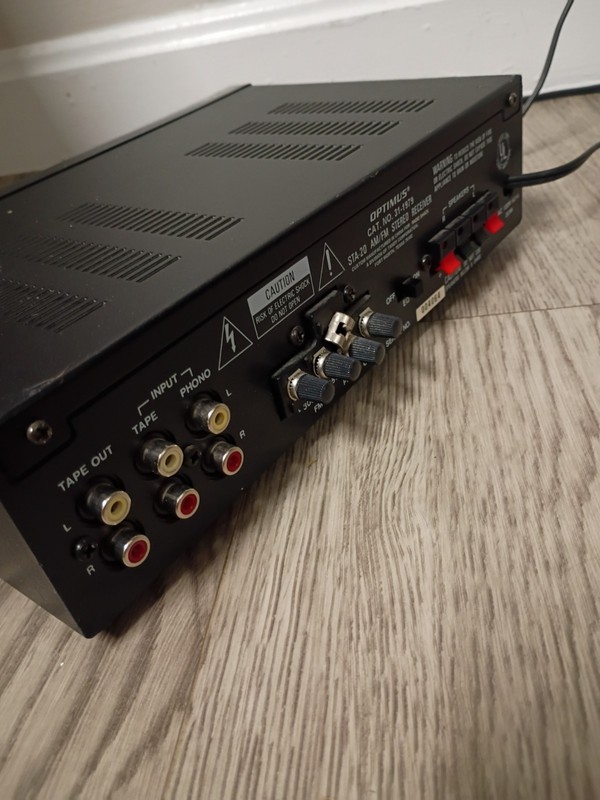 OPTIMUS STA-20 AM/FM STEREO RECEIVER 31-1979 TESTED FULLY NO REMOTE gallery