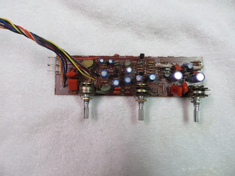 YAMAHA CR-620 NATURAL SOUND RECEIVER MAIN CIRCUIT 2/TONE CONTROL BOARD # NA06918