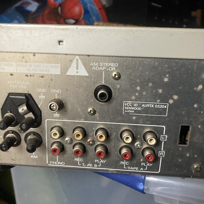 Vintage Kenwood KR-930 AM/FM Stereo Receiver Tuner Amplifier Gry Japan untested gallery